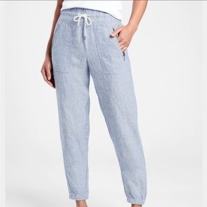 Athleta Cobo Linen Joggers